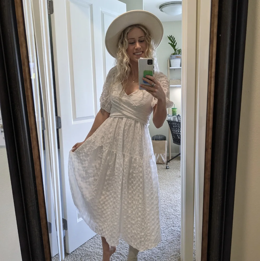 Lulu's White Maxi Dress - Picture 6 of 7